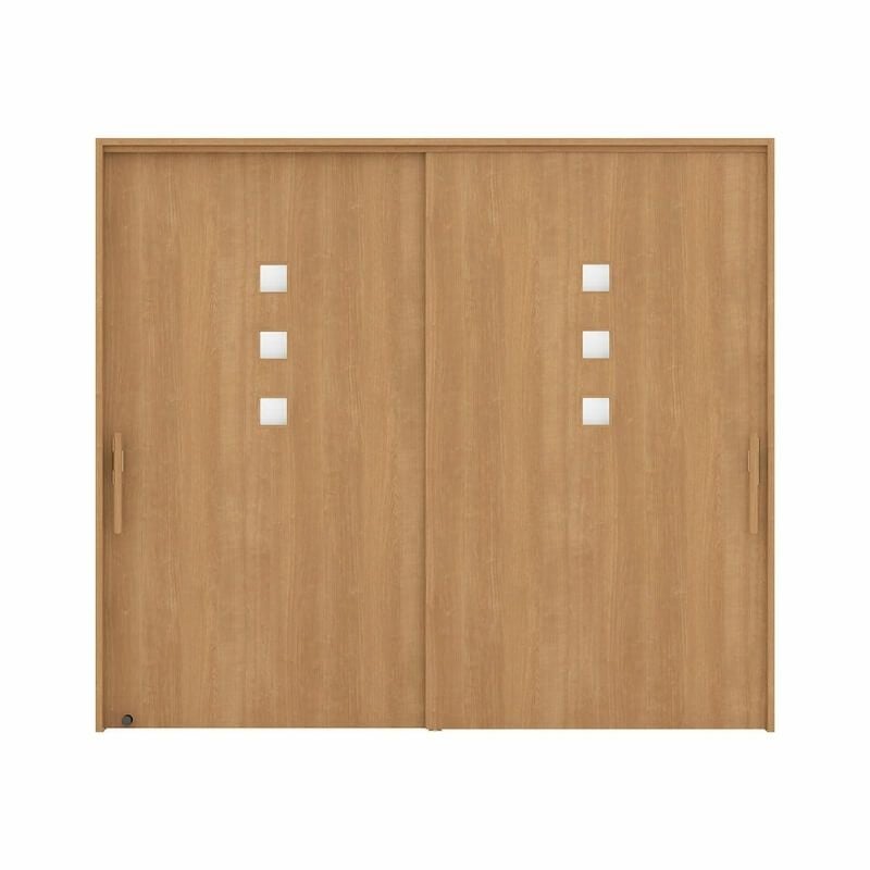 リクシル 室内引戸 ラシッサUD 上吊方式 引違い戸2枚建て Wソフトモーション 木質面材 HHD ケーシング付枠 採光タイプ2120/2320/2720 LIXIL 室内引き戸 ドア 交換 リフォーム DIY 【リフォームおたすけDIY】