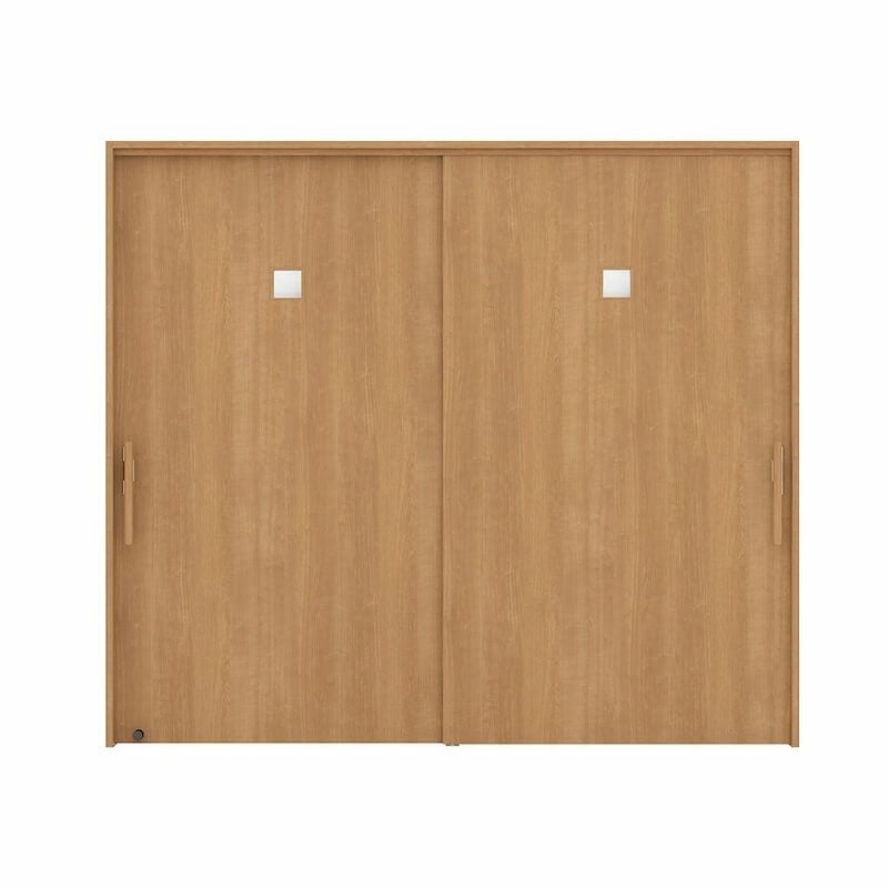 リクシル 室内引戸 ラシッサUD 上吊方式 引違い戸2枚建て Wソフトモーション 木質面材 HHF ケーシング付枠 採光タイプ2120/2320/2720 LIXIL 室内引き戸 ドア 交換 リフォーム DIY 【リフォームおたすけDIY】