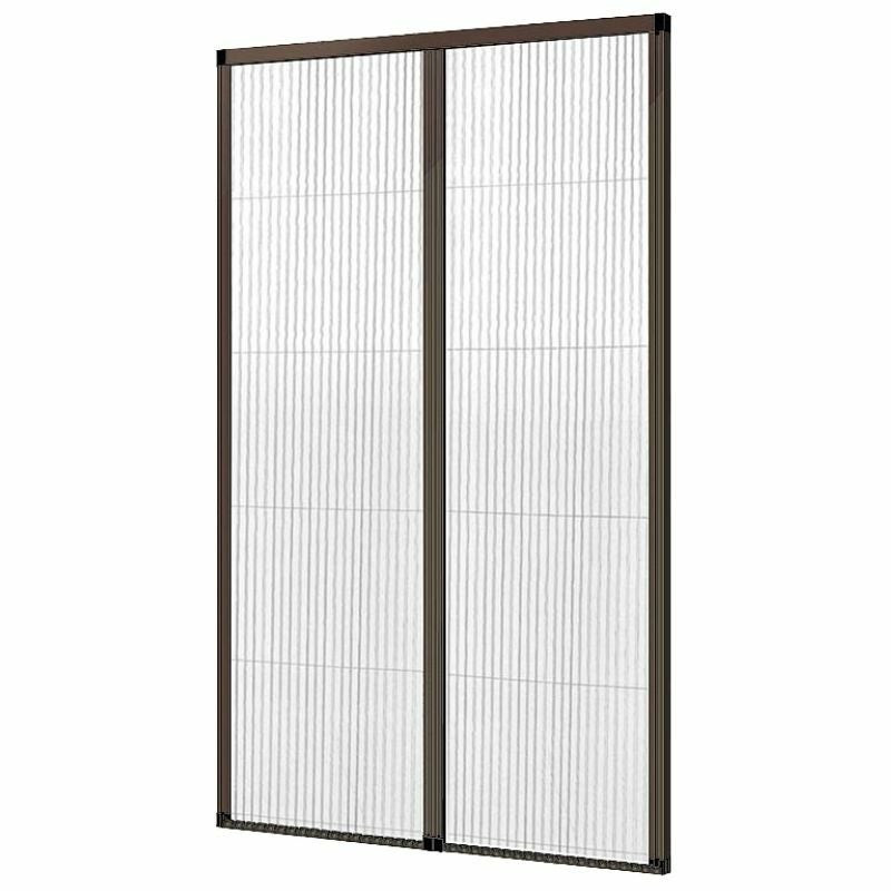 網戸 後付用 しまえるんですα 174194～174206 巾Aw1740×高さAh1940～2060mm クローザカバー納まり 両開き用 両側収納 リクシル LIXIL 横引き 引き分け収納網戸