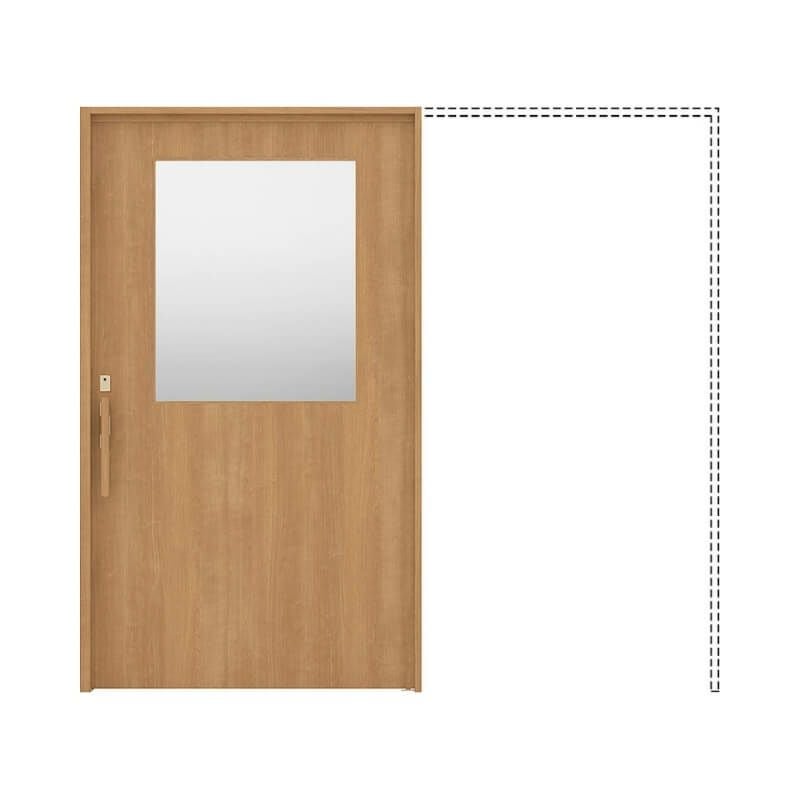 リクシル 室内引戸 ラシッサUD 上吊方式 引込み戸 Wソフトモーション 木質面材 戸袋ユニットあり HHB ノンケーシング枠 採光タイプ 2020/2220/2620 室内引き戸 ドア 交換 リフォーム DIY 【リフォームおたすけDIY】