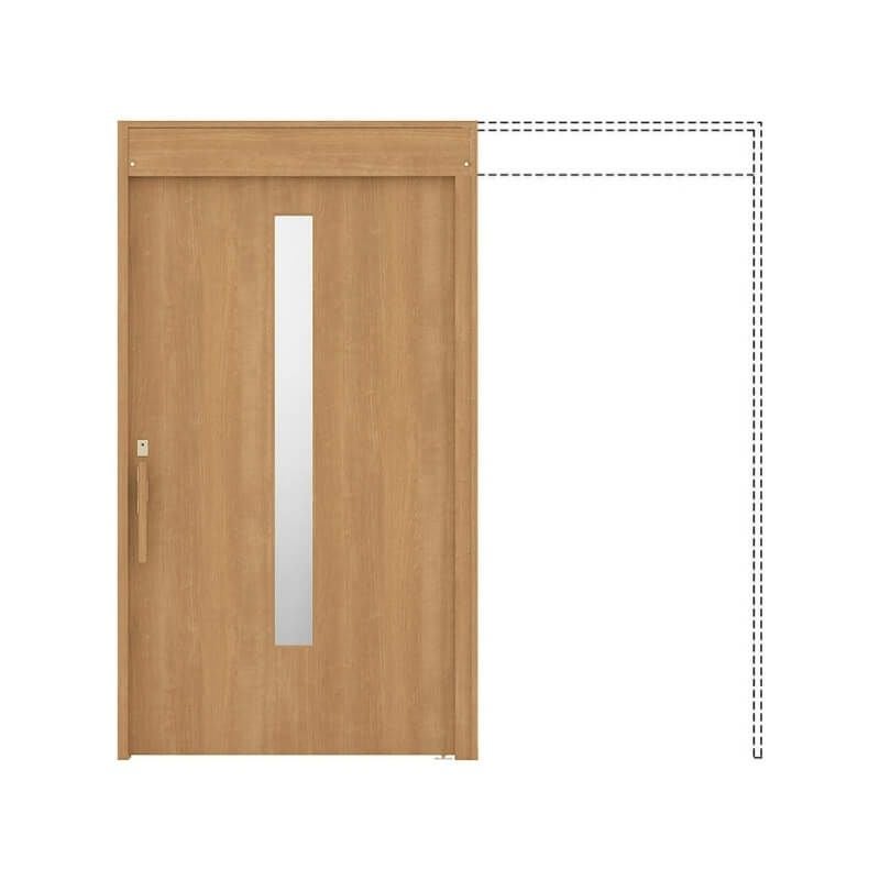 リクシル 室内引戸 ラシッサUD 上吊方式 引込み戸 自閉機能 木質面材 戸袋ユニットなし HHC ノンケーシング枠 採光タイプ 2020/2220/2620 室内引き戸 ドア 交換 リフォーム DIY 【リフォームおたすけDIY】