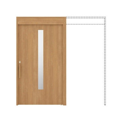 リクシル 室内引戸 ラシッサUD 上吊方式 引込み戸 自閉機能 木質面材 戸袋ユニットなし HHC ノンケーシング枠 採光タイプ 2020/2220/2620 室内引き戸 ドア 交換 リフォーム DIY 【リフォームおたすけDIY】