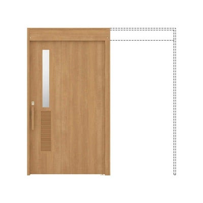 リクシル 室内引戸 ラシッサUD 上吊方式 引込み戸 自閉機能 木質面材 戸袋ユニットなし HYFノンケーシング枠 洗面タイプ 2020/2220/2620 室内引き戸 ドア 交換 リフォーム DIY 【リフォームおたすけDIY】