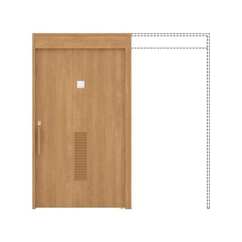 リクシル 室内引戸 ラシッサUD 上吊方式 引込み戸 自閉機能 木質面材 戸袋ユニットなし HYGノンケーシング枠 洗面タイプ 2020/2220/2620 室内引き戸 ドア 交換 リフォーム DIY 【リフォームおたすけDIY】