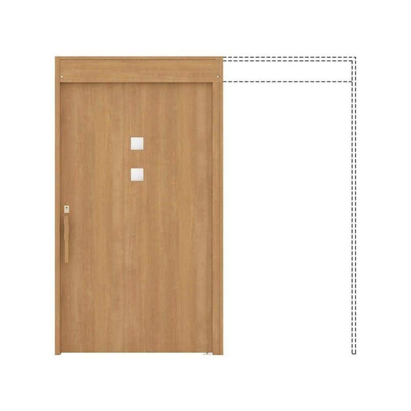 リクシル 室内引戸 ラシッサUD 上吊方式 引込み戸 自閉機能 木質面材 戸袋ユニットあり HHEノンケーシング枠 採光タイプ 2020/2220/2620 室内引き戸 ドア 交換 リフォーム DIY 【リフォームおたすけDIY】