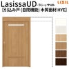 リクシル 室内引戸 ラシッサUD 上吊方式 引込み戸 自閉機能 木質面材 戸袋ユニットあり HYEノンケーシング枠 洗面タイプ 2020/2220/2620 室内引き戸 ドア 交換 リフォーム DIY 【リフォームおたすけDIY】 2枚目
