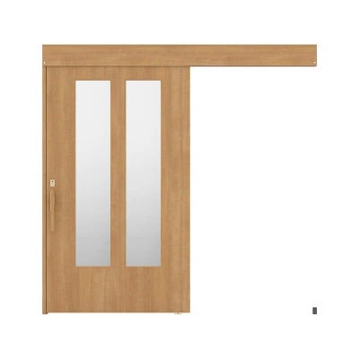 リクシル 室内引戸 ラシッサUD アウトセット方式  片引戸 自閉機能 フリーストップ 木質面材 HHGノンケーシング枠/化粧縁 採光タイプ 2020/2220/2620 DIY