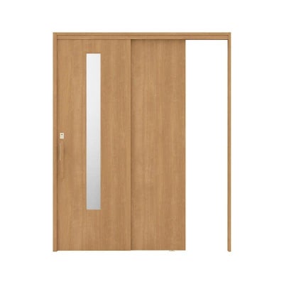 リクシル 室内引戸 ラシッサUD 上吊連動方式  片引戸2枚建 Wソフトモーション 木質面材 HHC ノンケーシング枠 採光タイプ 1620 W1644mm×H2023mm LIXIL DIY