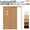 リクシル 室内引戸 ラシッサUD 上吊連動方式  片引戸2枚建 Wソフトモーション 木質面材 HHE ノンケーシング枠 採光タイプ 1620 W1644mm×H2023mm LIXIL DIY 2枚目