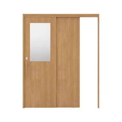 リクシル 室内引戸 ラシッサUD 上吊連動方式  片引戸2枚建 Wソフトモーション 木質面材 HHB ケーシング付枠 採光タイプ 1620 W1644mm×H2023mm LIXIL DIY