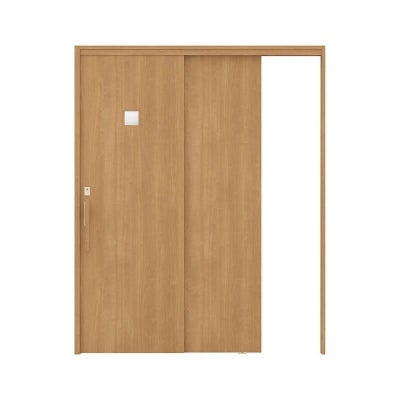 リクシル 室内引戸 ラシッサUD 上吊連動方式  片引戸2枚建 Wソフトモーション 木質面材 HHF ケーシング付枠 採光タイプ 1620 W1644mm×H2023mm LIXIL DIY