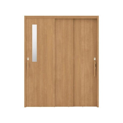 リクシル 室内引戸 ラシッサUD 上吊連動方式  引違い戸3枚建 Wソフトモーション 木質面材 HHA ケーシング付枠 採光タイプ 1620 W1644mm×H2023mm LIXIL DIY