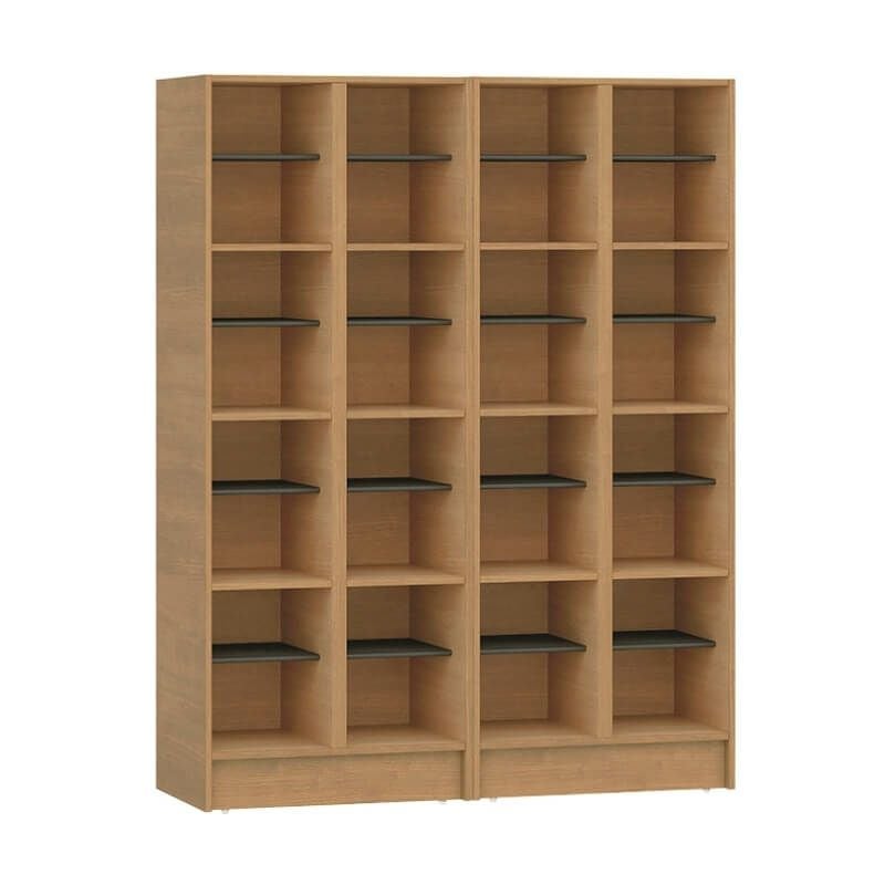 現地組立必要 リクシル ラシッサUD 玄関収納 下駄箱 扉なし 4列4段 W1206mm×H1585mm 16名分/32足分 キャビネット シューズボックス LIXIL 玄関 組み立て DIY 【リフォームおたすけDIY】