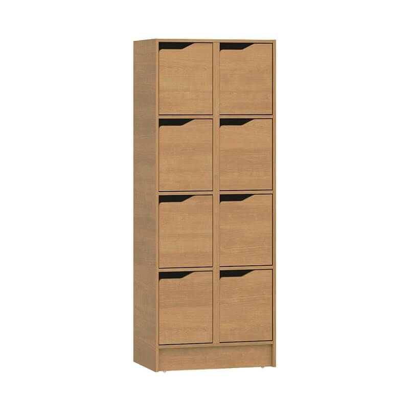 現地組立必要 リクシル ラシッサUD 玄関収納 下駄箱 扉あり 1色仕様 2列4段 W603mm×H1585mm 8名分/16足分 キャビネット シューズボックス LIXIL 玄関 組み立て DIY 【リフォームおたすけDIY】