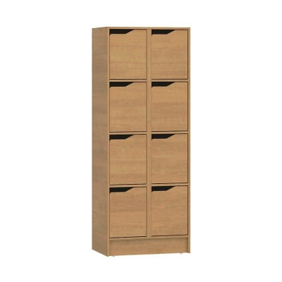 現地組立必要 リクシル ラシッサUD 玄関収納 下駄箱 扉あり 1色仕様 2列4段 W603mm×H1585mm 8名分/16足分 キャビネット シューズボックス LIXIL 玄関 組み立て DIY 【リフォームおたすけDIY】