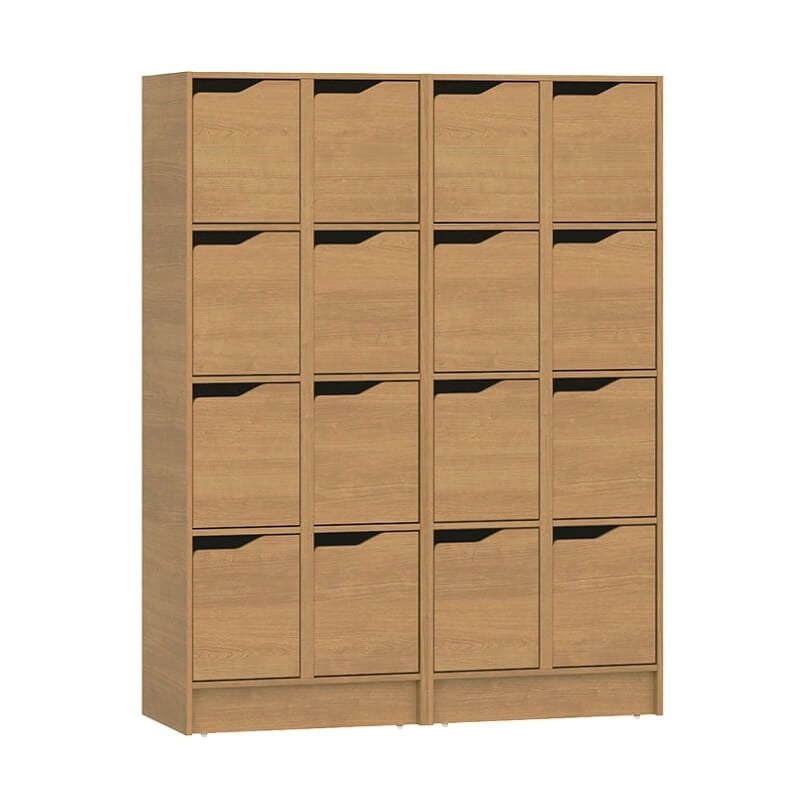 現地組立必要 リクシル ラシッサUD 玄関収納 下駄箱 扉あり 1色仕様 4列4段 W1206mm×H1585mm 16名分/32足分 キャビネット シューズボックス LIXIL 玄関 組み立て DIY 【リフォームおたすけDIY】