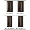 玄関ドア 断熱k2/k4仕様 ジエスタ２ 親子 採光/入隅 G14型 エントリーシステム/FamiLock対応玄関ドア リクシル LIXIL トステム TOSTEM 住宅 ドア 玄関サッシ アルミサッシ 交換 リフォーム DIY 2枚目