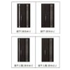 玄関ドア 断熱k2/k4仕様 ジエスタ２ 親子 採光/入隅 採風 M83型 エントリーシステム/FamiLock対応玄関ドア リクシル LIXIL トステム TOSTEM 住宅 ドア 玄関サッシ アルミサッシ 交換 リフォーム DIY 2枚目