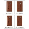 玄関ドア 断熱k2/k4仕様 ジエスタ２ 親子 採光/入隅 D52型 エントリーシステム/FamiLock対応玄関ドア リクシル LIXIL トステム TOSTEM 住宅 ドア 玄関サッシ アルミサッシ 交換 リフォーム DIY 2枚目
