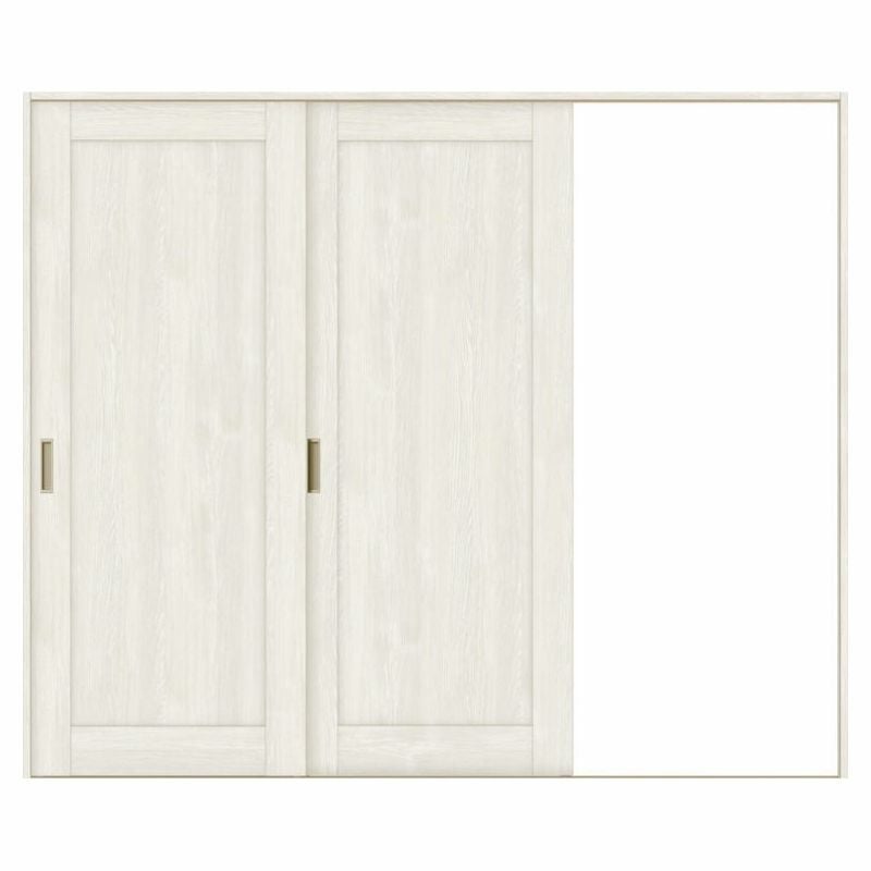 オーダーサイズ リクシル ラシッサＳ 室内引戸 Vレール方式 片引戸2枚建 ASKD-LAG ノンケーシング枠 W1748～2954㎜×Ｈ1728～2425㎜