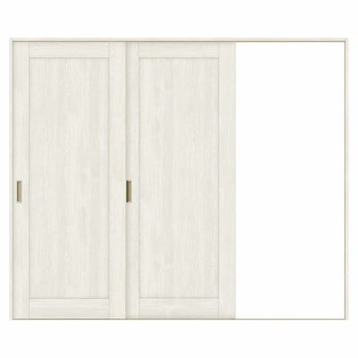 オーダーサイズ リクシル ラシッサＳ 室内引戸 Vレール方式 片引戸2枚建 ASKD-LAG ノンケーシング枠 W1748～2954㎜×Ｈ1728～2425㎜