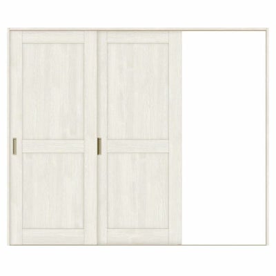 オーダーサイズ リクシル ラシッサＳ 室内引戸 Vレール方式 片引戸2枚建 ASKD-LAH ノンケーシング枠 W1748～2954㎜×Ｈ1728～2425㎜