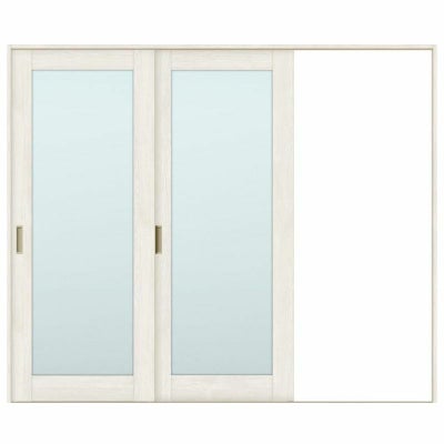 オーダーサイズ リクシル ラシッサＳ 室内引戸 Vレール方式 片引戸2枚建 ASKD-LGK ノンケーシング枠 W1748～2954㎜×Ｈ1728～2425㎜