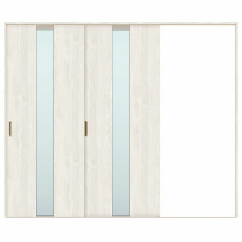 オーダーサイズ リクシル ラシッサＳ 室内引戸 Vレール方式 片引戸2枚建 ASKD-LGM ノンケーシング枠  W1748～2954㎜×Ｈ1728～2425㎜