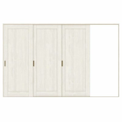 オーダーサイズ リクシル ラシッサＳ 室内引戸 Vレール方式 片引戸3枚建 ASKT-LAG ノンケーシング枠 W2308～3916㎜×Ｈ1728～2425㎜