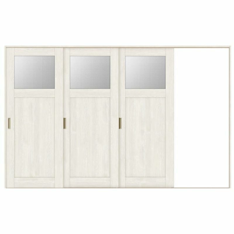 オーダーサイズ リクシル ラシッサＳ 室内引戸 Vレール方式 片引戸3枚建 ASKT-LGJ ノンケーシング枠 W2308～3916㎜×Ｈ1728～2425㎜