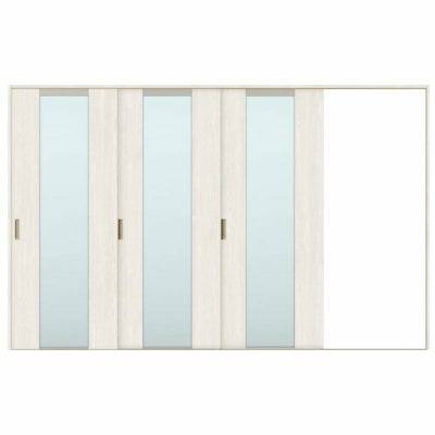 オーダーサイズ リクシル ラシッサＳ 室内引戸 Vレール方式 片引戸3枚建 ASKT-LGN ノンケーシング枠 W2308～3916㎜×Ｈ1728～2425㎜