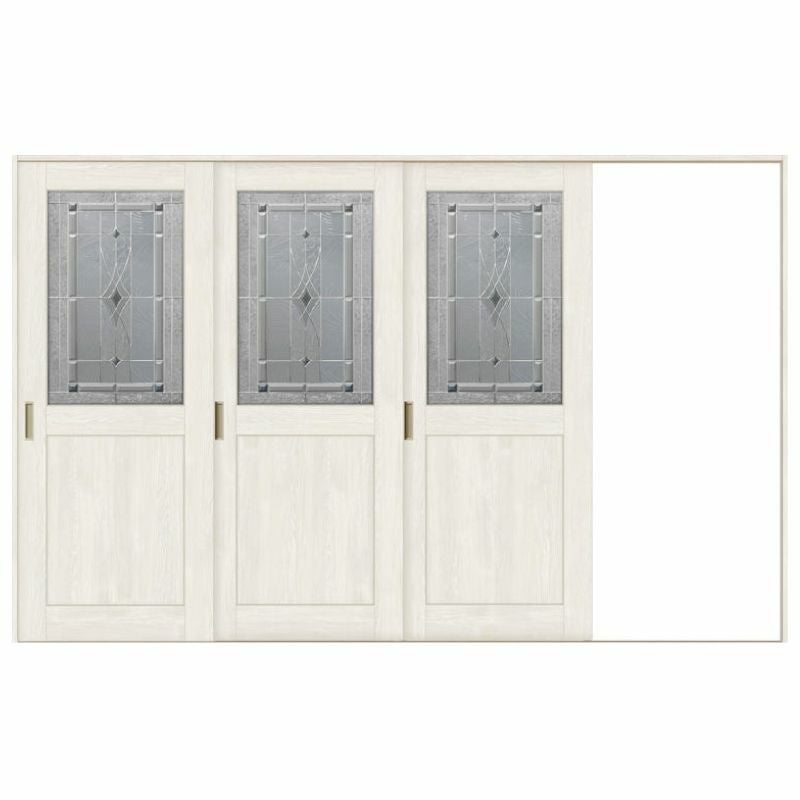 オーダーサイズ リクシル ラシッサＳ 室内引戸 Vレール方式 片引戸3枚建 ASKT-LWB ノンケーシング枠 W2308～3916㎜×Ｈ1728～2425㎜