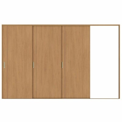 オーダーサイズ リクシル ラシッサＳ 室内引戸 Vレール方式 片引戸3枚建 ASKT-LAC ケーシング付枠 W2308～3916㎜×Ｈ1728～2425㎜