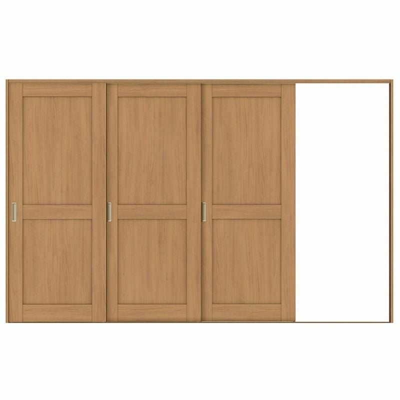 オーダーサイズ リクシル ラシッサＳ 室内引戸 Vレール方式 片引戸3枚建 ASKT-LAH ケーシング付枠 W2308～3916㎜×Ｈ1728～2425㎜