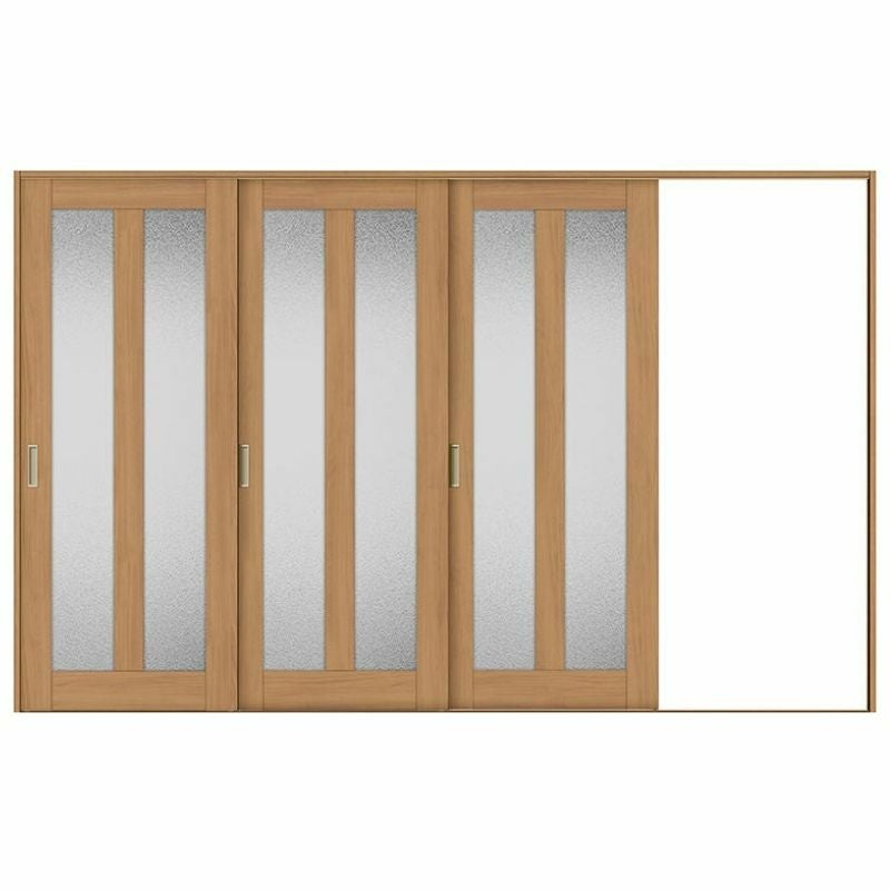 オーダーサイズ リクシル ラシッサＳ 室内引戸 Vレール方式 片引戸3枚建 ASKT-LGG ケーシング付枠 W2308～3916㎜×Ｈ1728～2425㎜