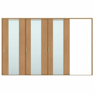 オーダーサイズ リクシル ラシッサＳ 室内引戸 Vレール方式 片引戸3枚建 ASKT-LGN ケーシング付枠 W2308～3916㎜×Ｈ1728～2425㎜