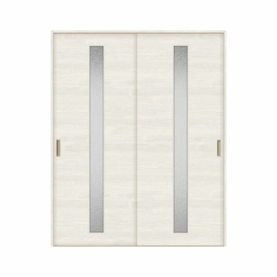 オーダーサイズ リクシル ラシッサＳ 室内引戸 Vレール方式 引違い戸2枚建 ASHH-LGB ノンケーシング枠  W1188～1992㎜×Ｈ1728～2425㎜