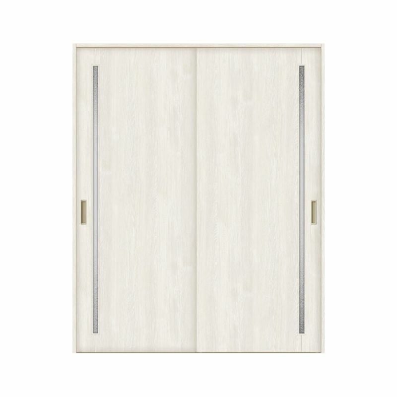 オーダーサイズ リクシル ラシッサＳ 室内引戸 Vレール方式 引違い戸2枚建 ASHH-LGC ノンケーシング枠 W1188～1992㎜×Ｈ1728～2425㎜