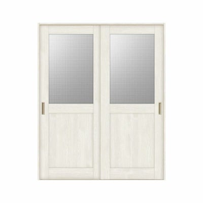 オーダーサイズ リクシル ラシッサＳ 室内引戸 Vレール方式 引違い戸2枚建 ASHH-LGH ノンケーシング枠 W1188～1992㎜×Ｈ1728～2425㎜