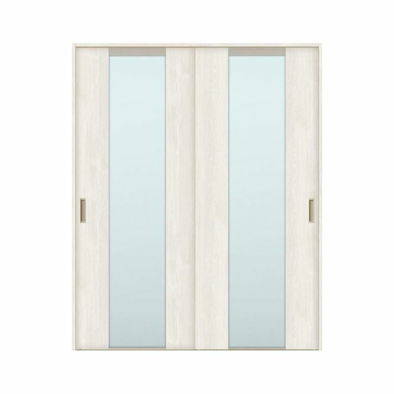 オーダーサイズ リクシル ラシッサＳ 室内引戸 Vレール方式 引違い戸2枚建 ASHH-LGN ノンケーシング枠 W1188～1992㎜×Ｈ1728～2425㎜