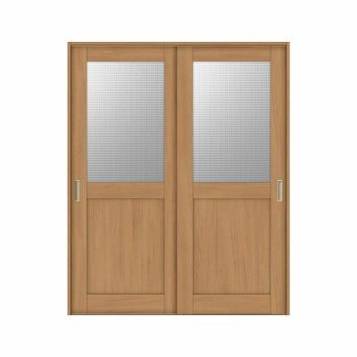 オーダーサイズ リクシル ラシッサＳ 室内引戸 Vレール方式 引違い戸2枚建 ASHH-LGH ケーシング付枠 W1188～1992mm×Ｈ1728～2425mm