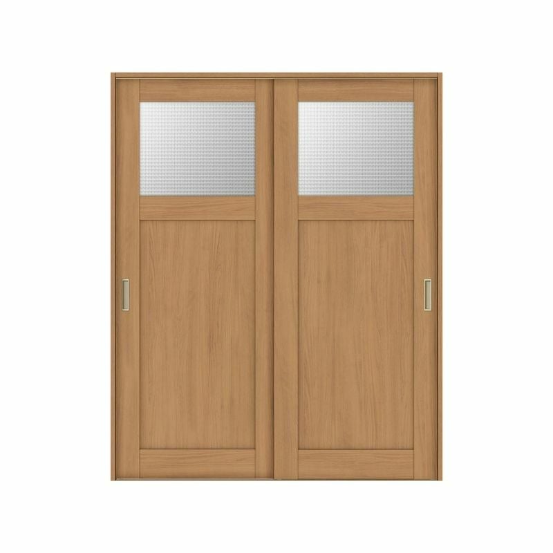 オーダーサイズ リクシル ラシッサＳ 室内引戸 Vレール方式 引違い戸2枚建 ASHH-LGJ ケーシング付枠 W1188～1992mm×Ｈ1728～2425mm