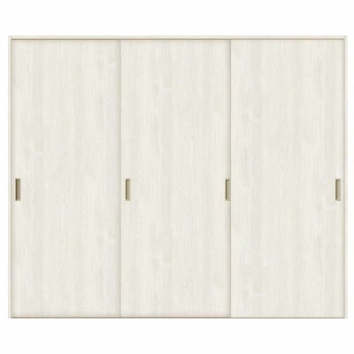 オーダーサイズ リクシル ラシッサＳ 室内引戸 Vレール方式 引違い戸3枚建 ASHT-LAA ノンケーシング枠 W1334(1748)～2954㎜×Ｈ628(1728)～2425㎜