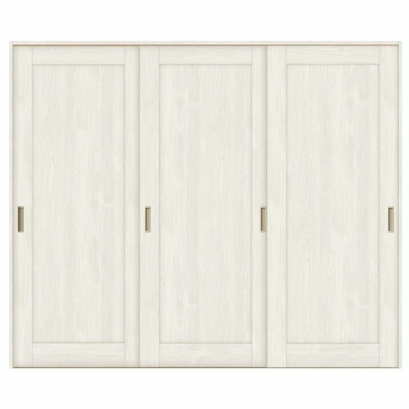 オーダーサイズ リクシル ラシッサＳ 室内引戸 Vレール方式 引違い戸3枚建 ASHT-LAG ノンケーシング枠 W1748～2954㎜×Ｈ1728～2425㎜