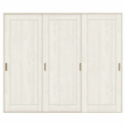 オーダーサイズ リクシル ラシッサＳ 室内引戸 Vレール方式 引違い戸3枚建 ASHT-LAG ノンケーシング枠 W1748～2954㎜×Ｈ1728～2425㎜