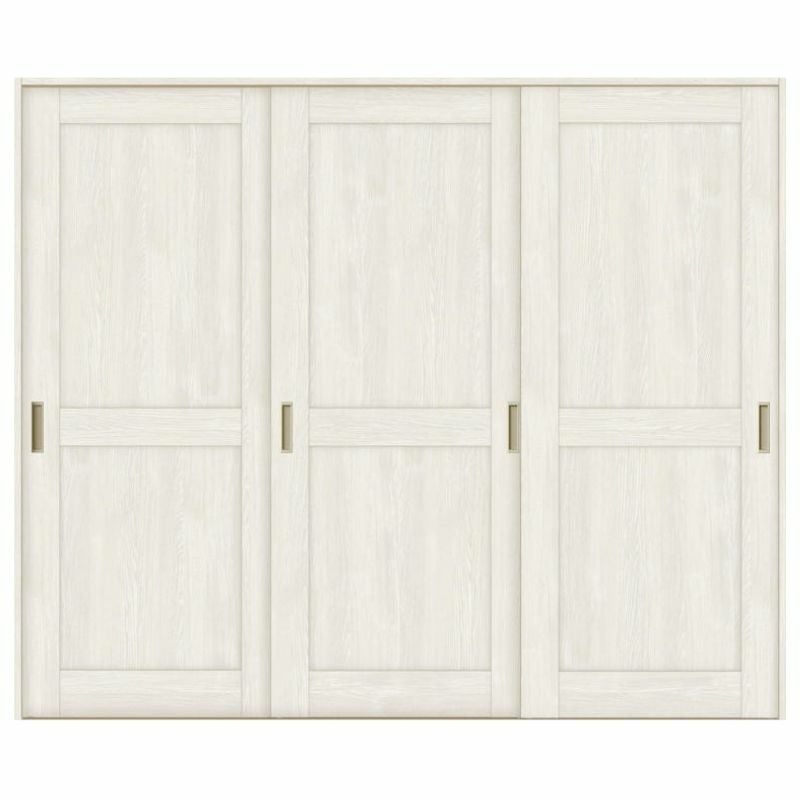 オーダーサイズ リクシル ラシッサＳ 室内引戸 Vレール方式 引違い戸3枚建 ASHT-LAH ノンケーシング枠 W1748～2954㎜×Ｈ1728～2425㎜