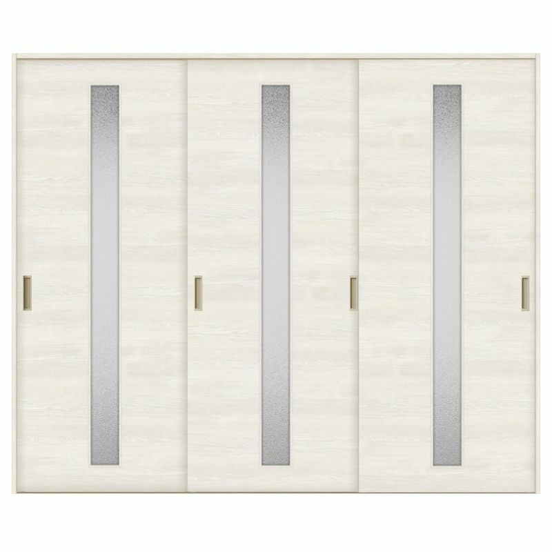 オーダーサイズ リクシル ラシッサＳ 室内引戸 Vレール方式 引違い戸3枚建 ASHT-LGB ノンケーシング枠  W1748～2954㎜×Ｈ1728～2425㎜