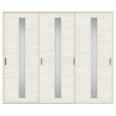 オーダーサイズ リクシル ラシッサＳ 室内引戸 Vレール方式 引違い戸3枚建 ASHT-LGB ノンケーシング枠  W1748～2954㎜×Ｈ1728～2425㎜