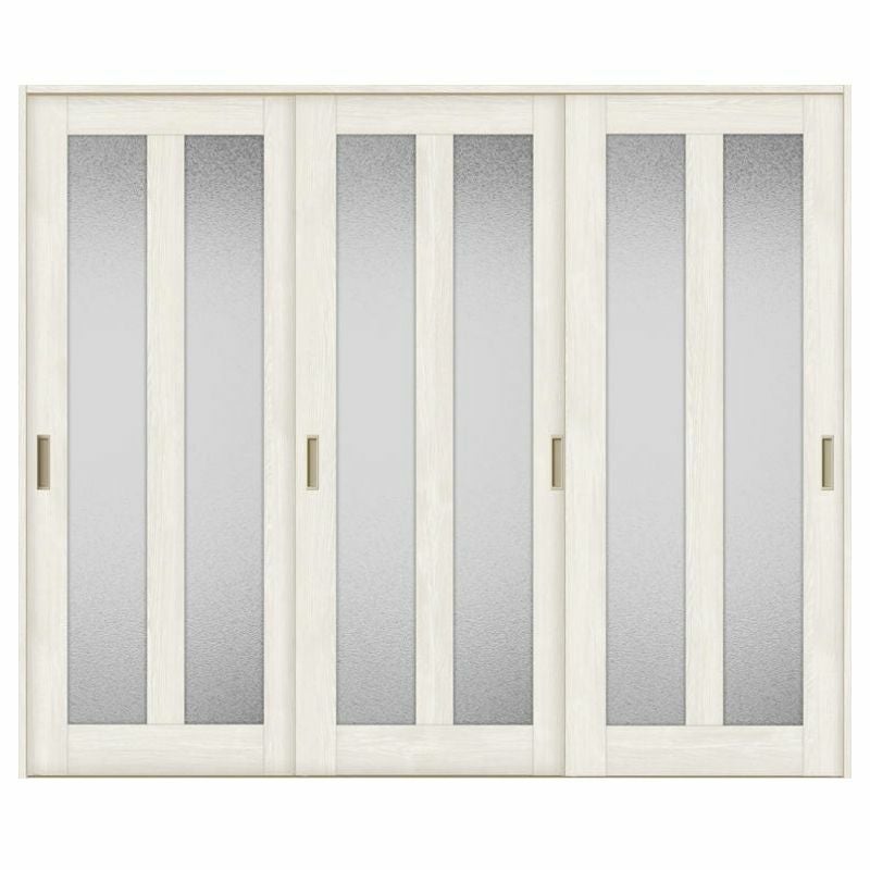 オーダーサイズ リクシル ラシッサＳ 室内引戸 Vレール方式 引違い戸3枚建 ASHT-LGG ノンケーシング枠 W1748～2954㎜×Ｈ1728～2425㎜