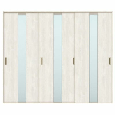 オーダーサイズ リクシル ラシッサＳ 室内引戸 Vレール方式 引違い戸3枚建 ASHT-LGM ノンケーシング枠  W1748～2954㎜×Ｈ1728～2425㎜